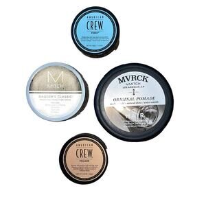 American Crew & Mitch brands men's hair gel holding cream Pomade NEW lot of 4